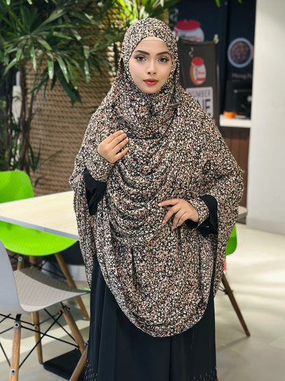 পার্টি কালেকশন বোরকা ও  হিজাব কম্বো সেট 🌸 - এস