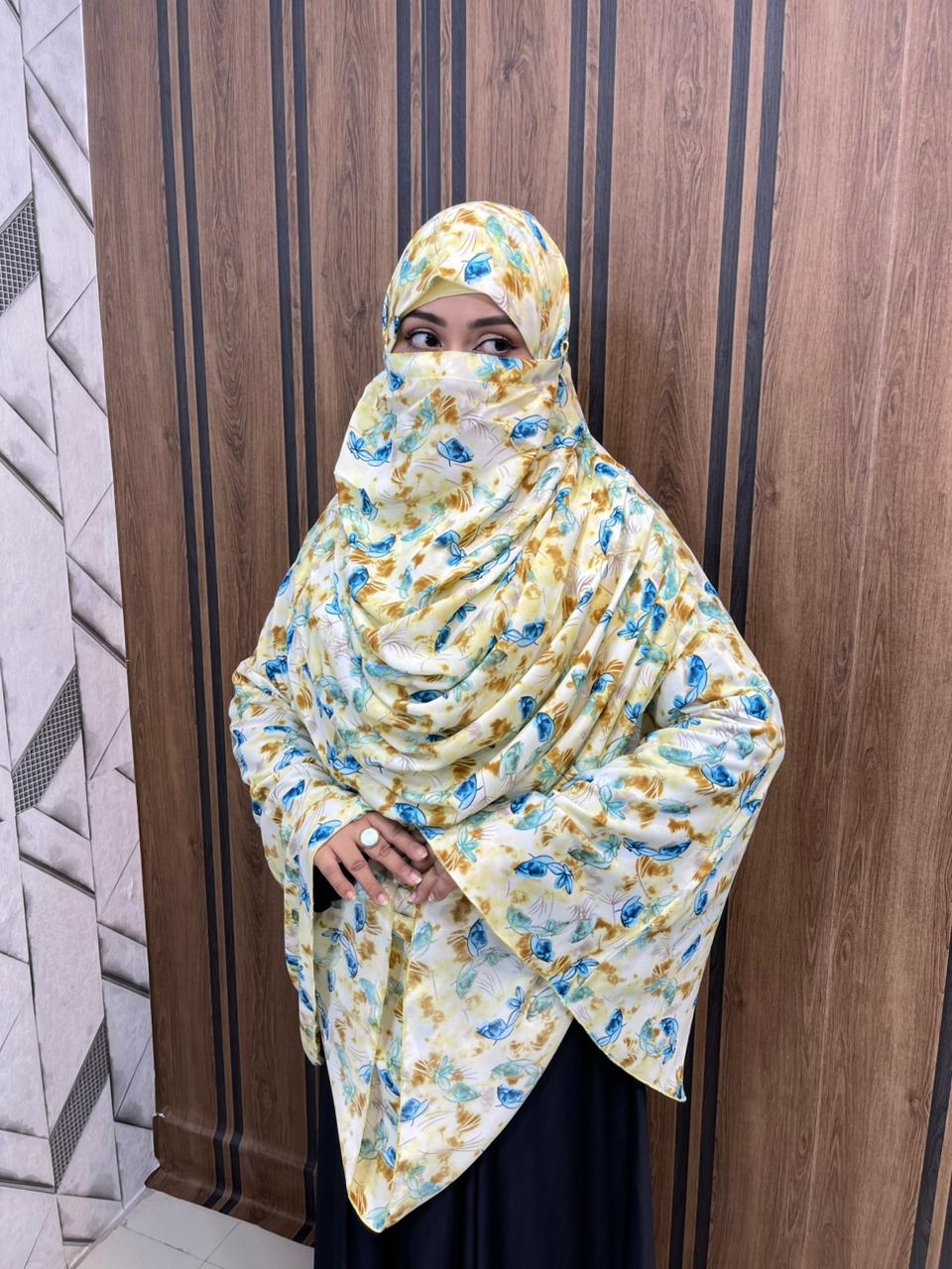 ফুল বডি কভারেজ জর্জেট হিজাব ( ফ্রি ইনার ক্যাপ)