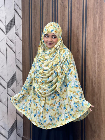 ফুল বডি কভারেজ জর্জেট হিজাব ( ফ্রি ইনার ক্যাপ)