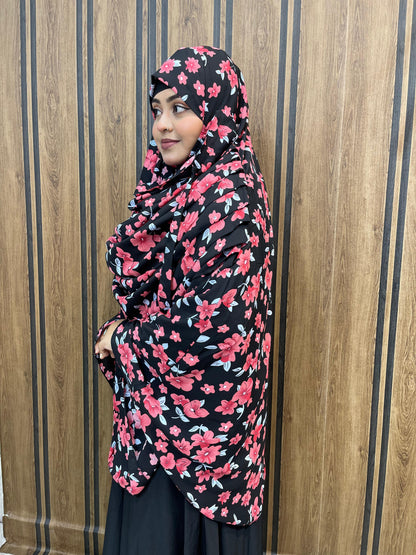 ফুল বডি কভারেজ জর্জেট হিজাব ( ফ্রি ইনার ক্যাপ)