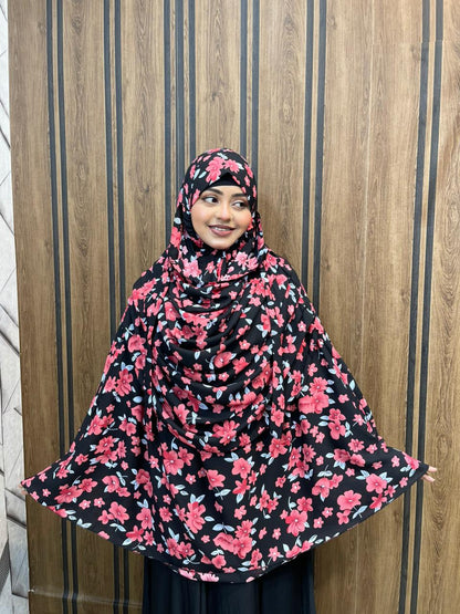 ফুল বডি কভারেজ জর্জেট হিজাব ( ফ্রি ইনার ক্যাপ)