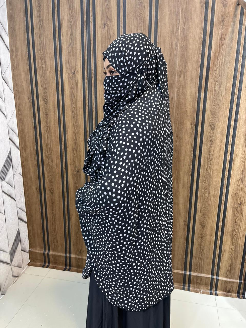 ফুল বডি কভারেজ জর্জেট হিজাব ( ফ্রি ইনার ক্যাপ)