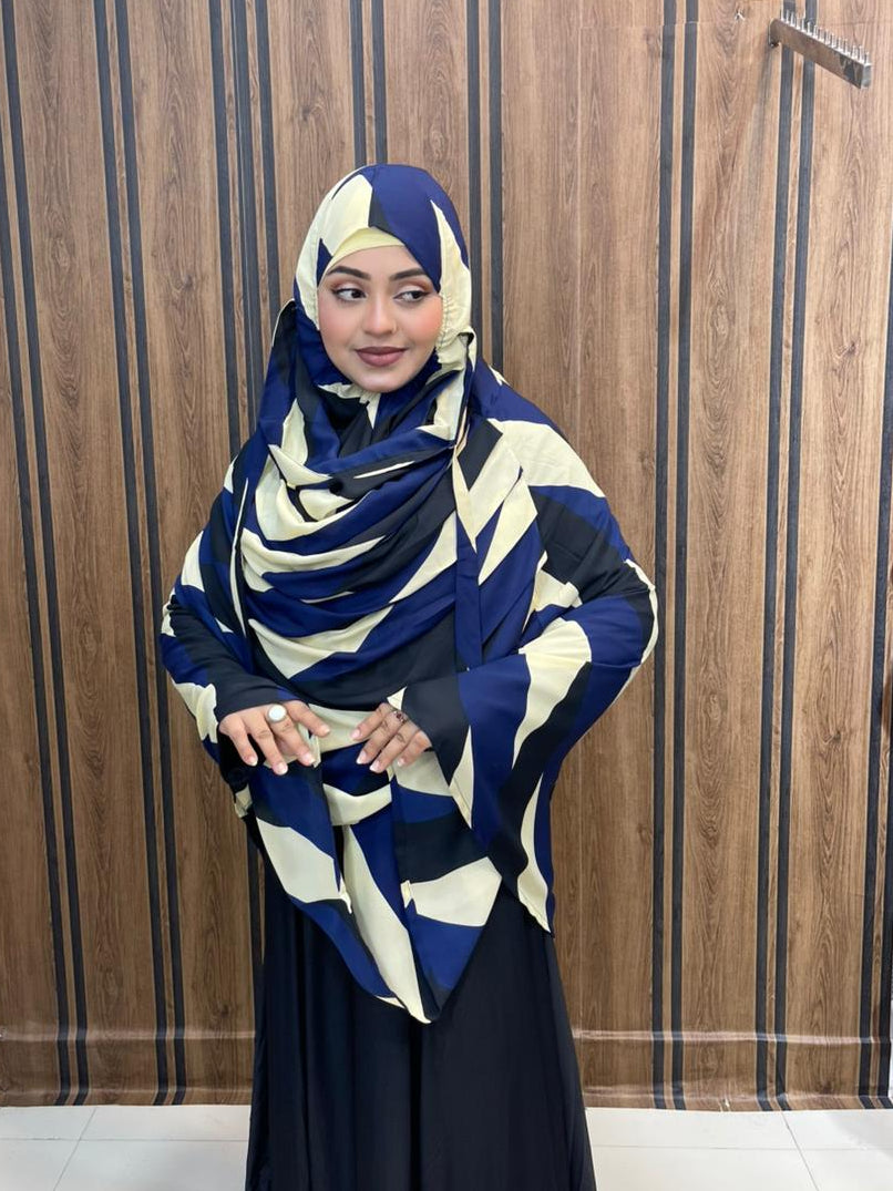 ফুল বডি কভারেজ জর্জেট হিজাব ( ফ্রি ইনার ক্যাপ)