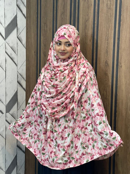 ফুল বডি কভারেজ জর্জেট হিজাব ( ফ্রি ইনার ক্যাপ)