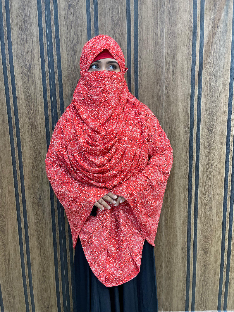 ফুল বডি কভারেজ জর্জেট হিজাব ( ফ্রি ইনার ক্যাপ)