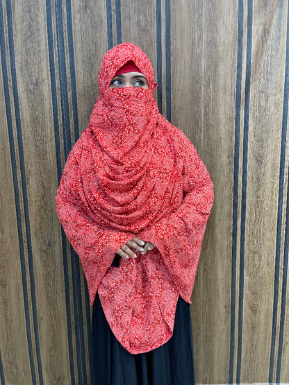 ফুল বডি কভারেজ জর্জেট হিজাব ( ফ্রি ইনার ক্যাপ)