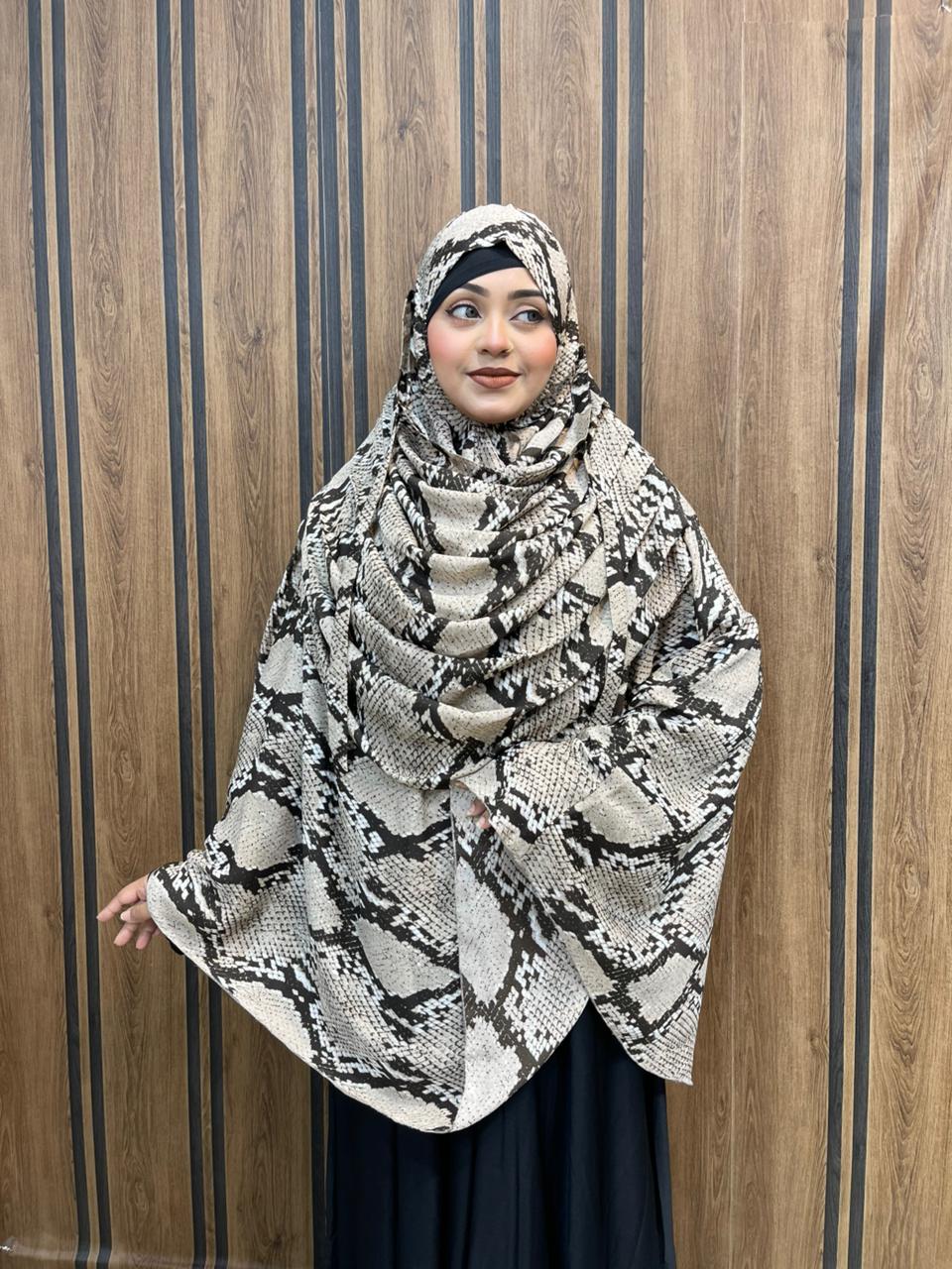 ফুল বডি কভারেজ জর্জেট হিজাব ( ফ্রি ইনার ক্যাপ)