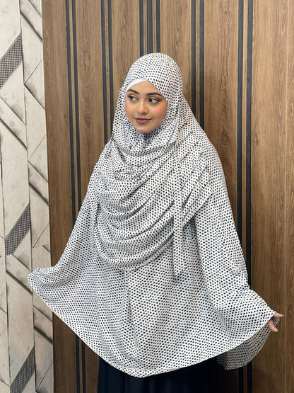 ফুল বডি কভারেজ জর্জেট হিজাব ( ফ্রি ইনার ক্যাপ)