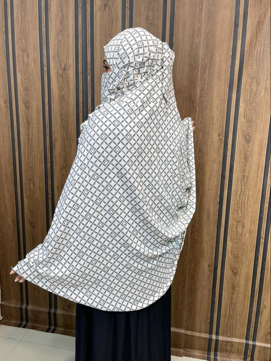 ফুল বডি কভারেজ জর্জেট হিজাব ( ফ্রি ইনার ক্যাপ)