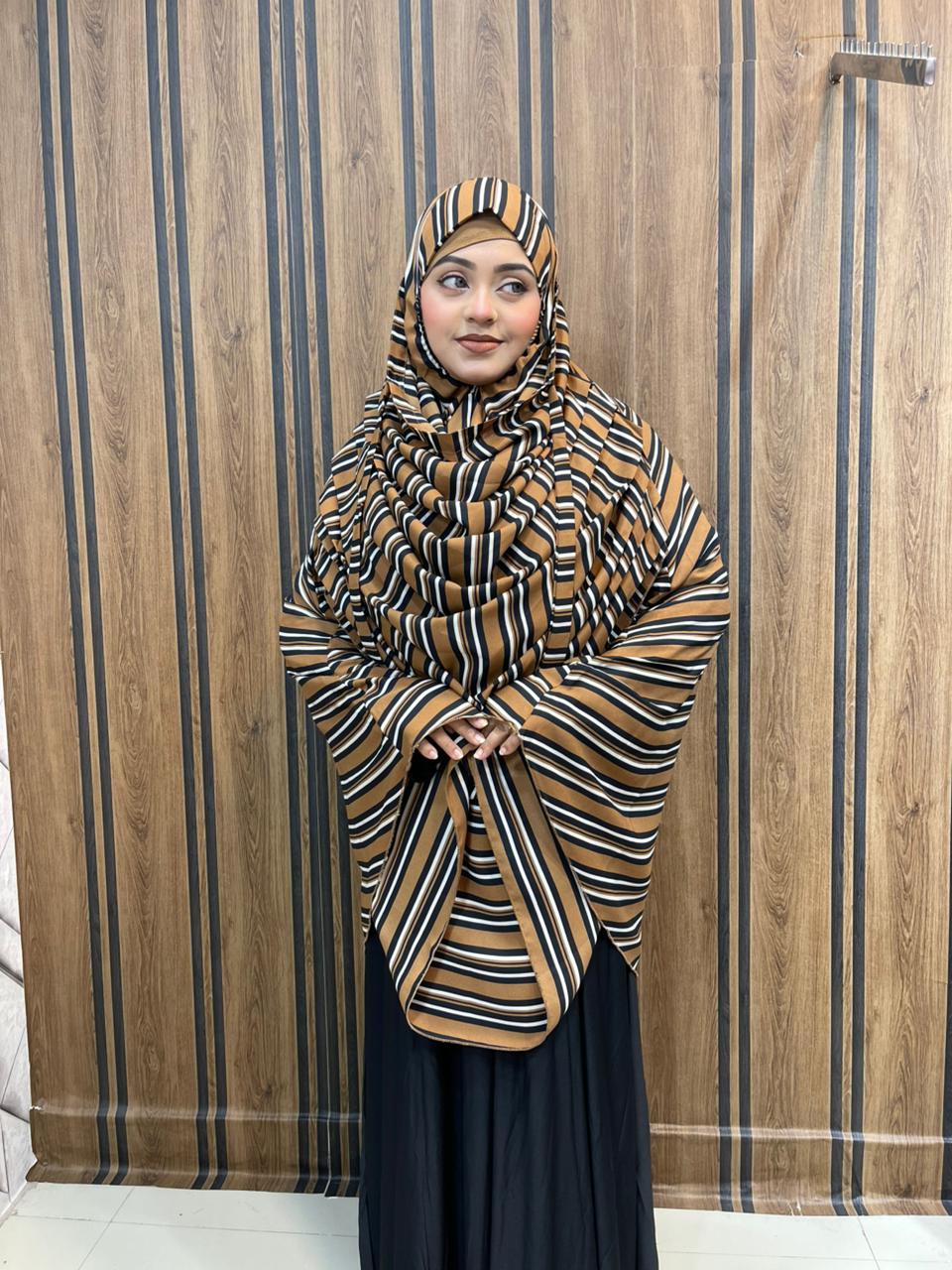 ফুল বডি কভারেজ জর্জেট হিজাব ( ফ্রি ইনার ক্যাপ)