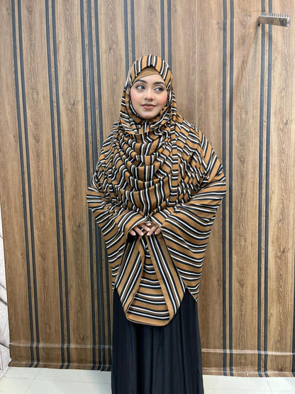 ফুল বডি কভারেজ জর্জেট হিজাব ( ফ্রি ইনার ক্যাপ)