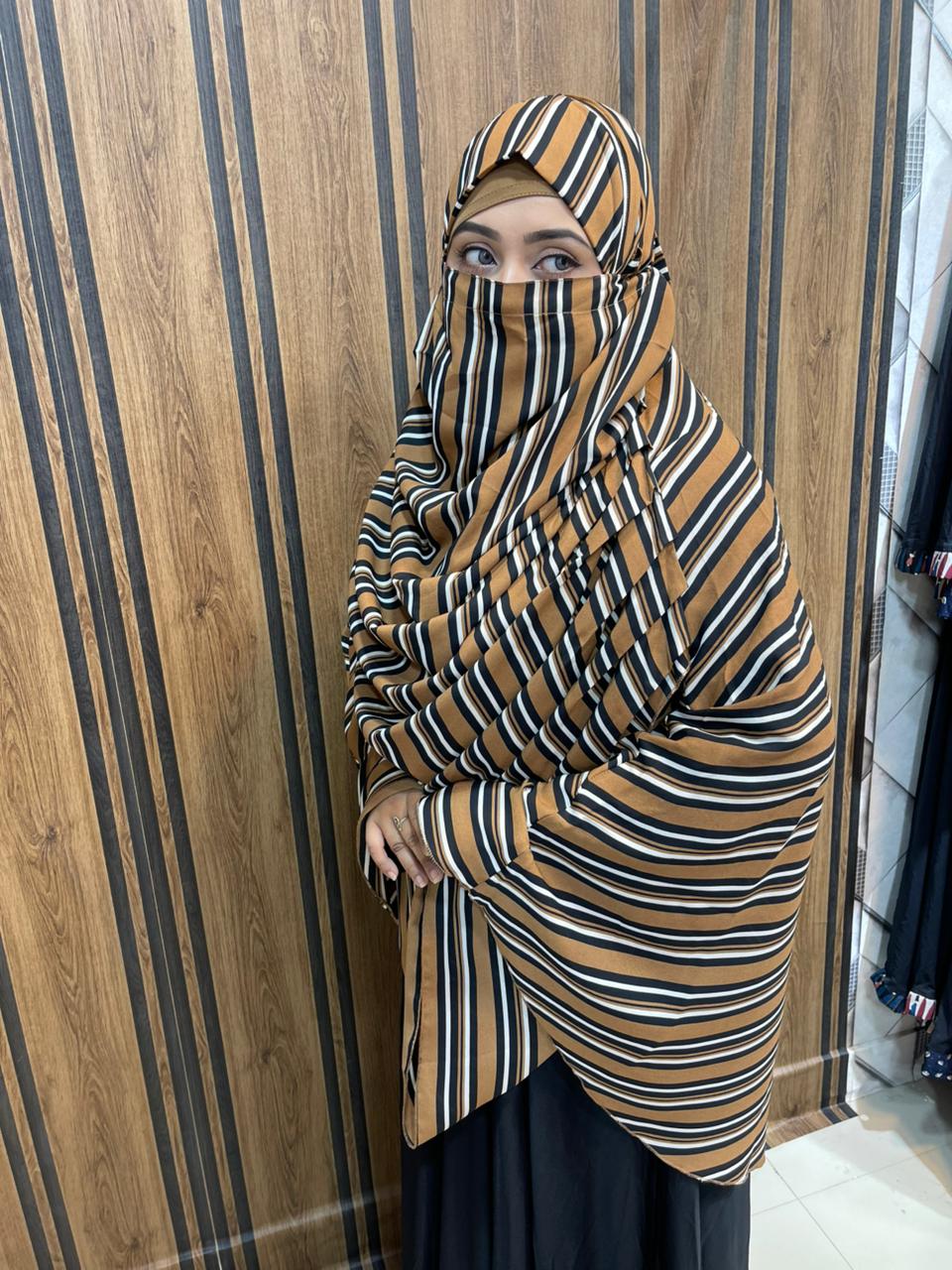 ফুল বডি কভারেজ জর্জেট হিজাব ( ফ্রি ইনার ক্যাপ)