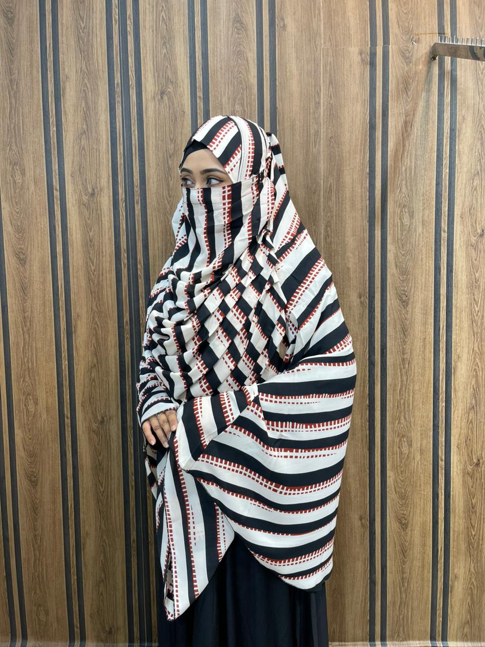 ফুল বডি কভারেজ জর্জেট হিজাব ( ফ্রি ইনার ক্যাপ)