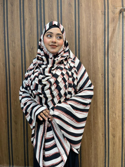 ফুল বডি কভারেজ জর্জেট হিজাব ( ফ্রি ইনার ক্যাপ)