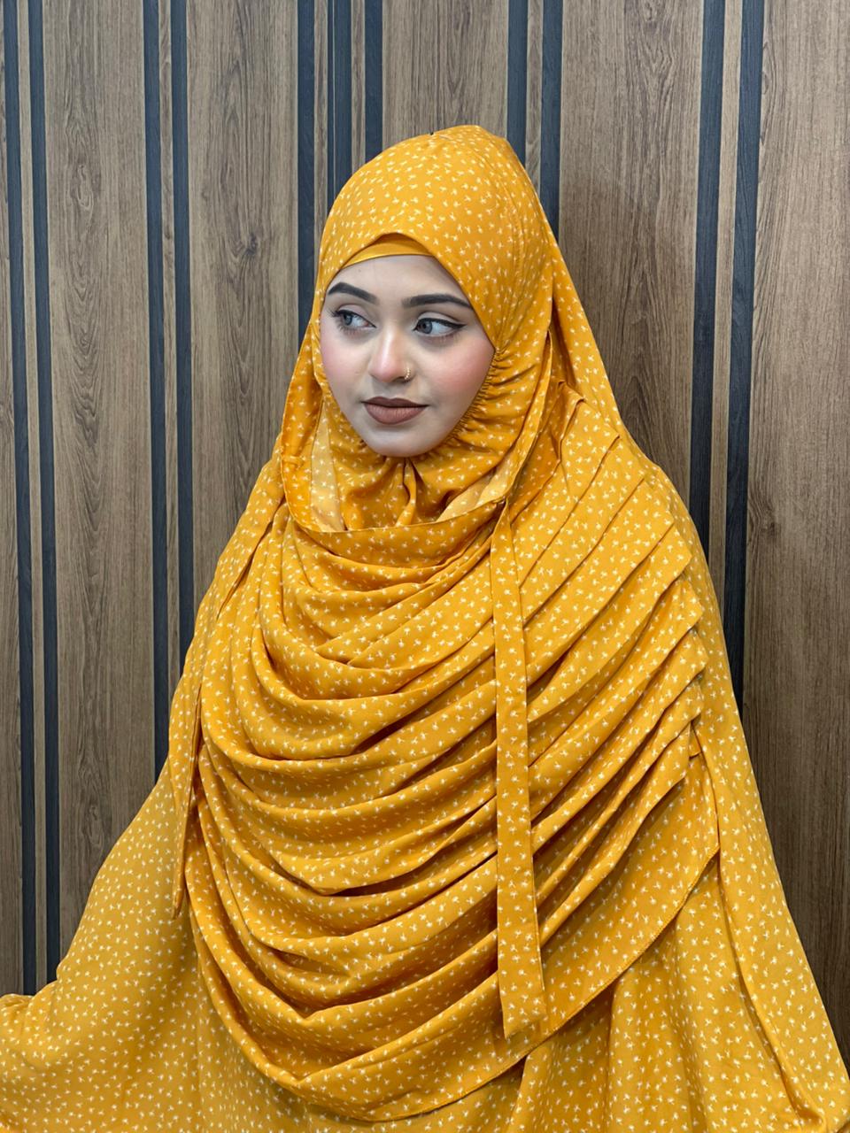 ফুল বডি কভারেজ জর্জেট হিজাব ( ফ্রি ইনার ক্যাপ)